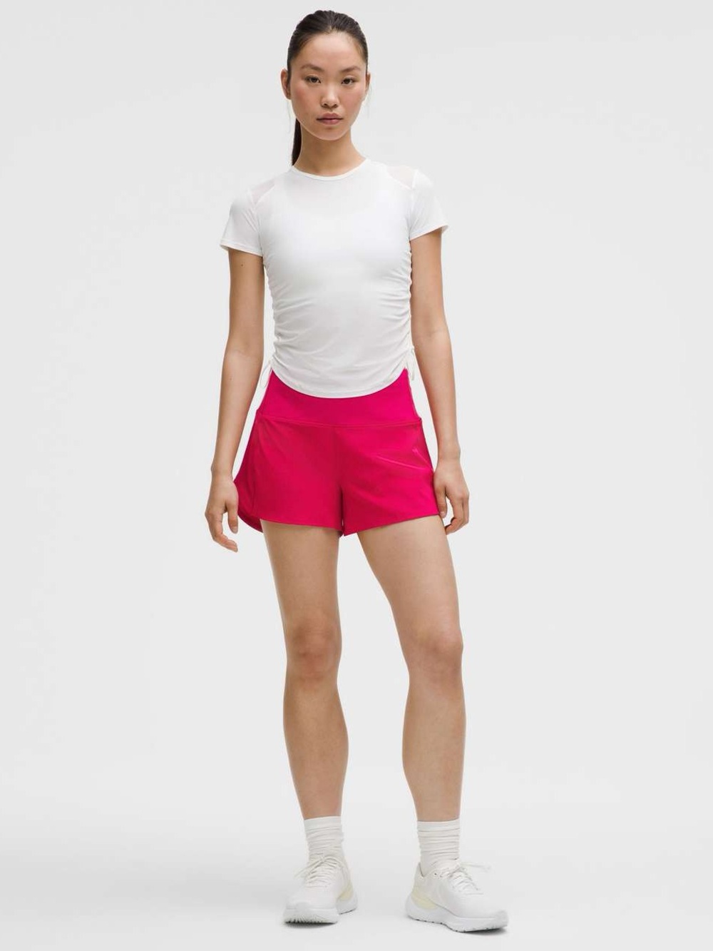 Lululemon Speed Up High-Rise Lined Short 4"- Pink Dragonfruit- Size 6 (2025)
